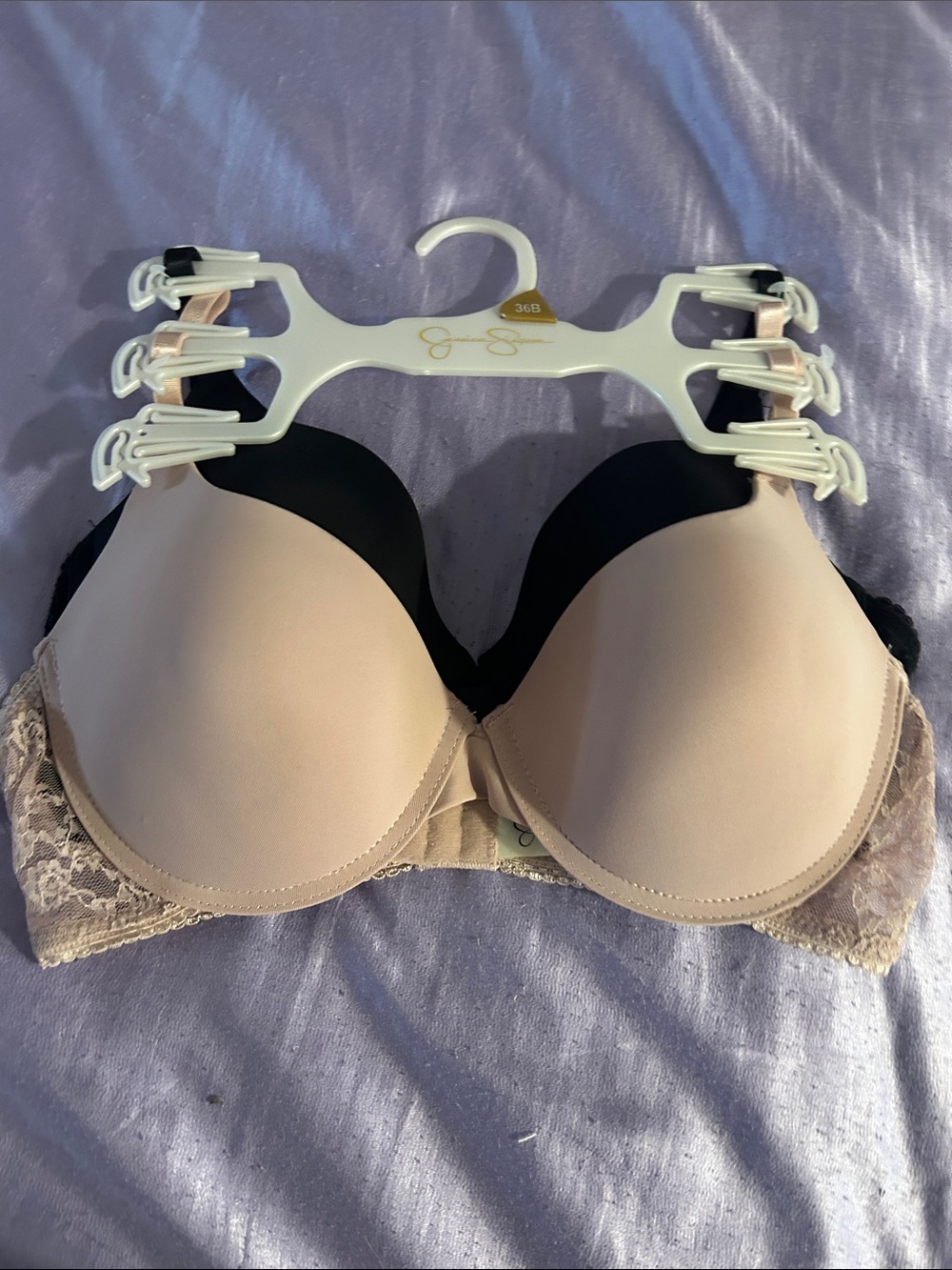 naked blush Lace-Back T-Shirt Bra by